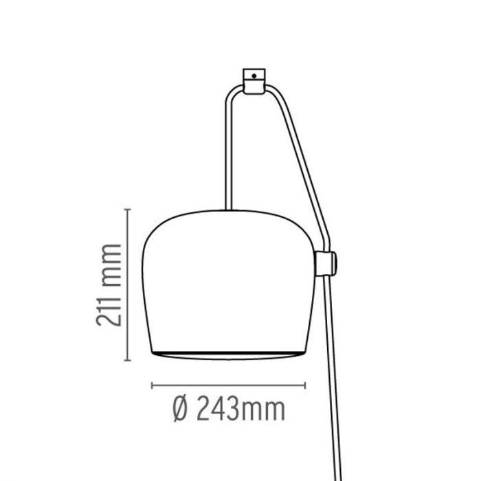 Flos Aim 3 Pendant Lighting black