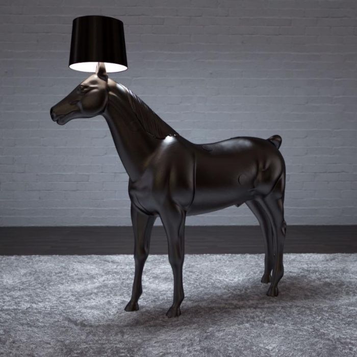 Moooi Horse Lamp Floor Lamps black