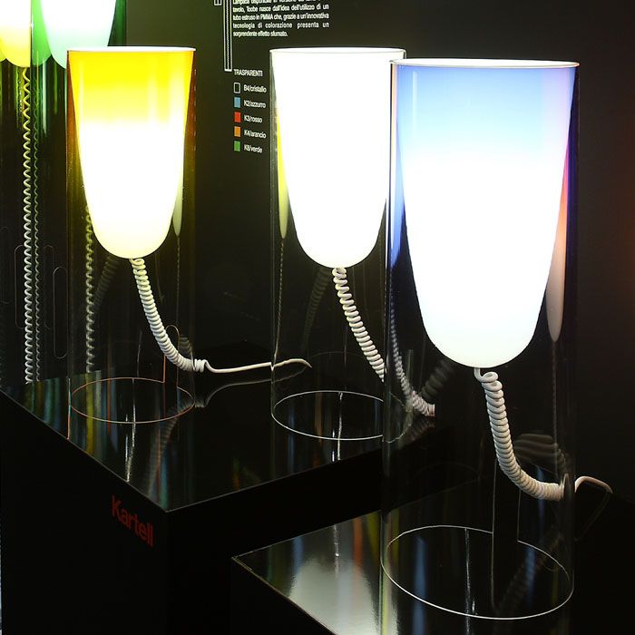 Kartell Toobe Small Floor Lamps blue