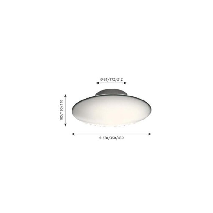 Louis Poulsen AJ Eklipta 350 Wall Lights white