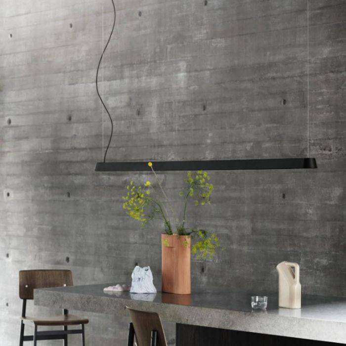 Muuto Linear Pendant Lighting black