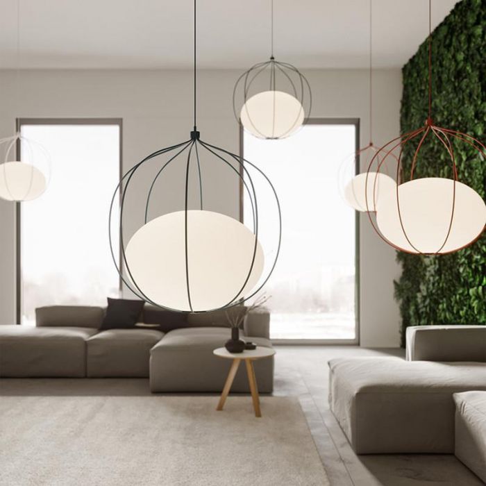 Zero Hoop Pendant Lighting black