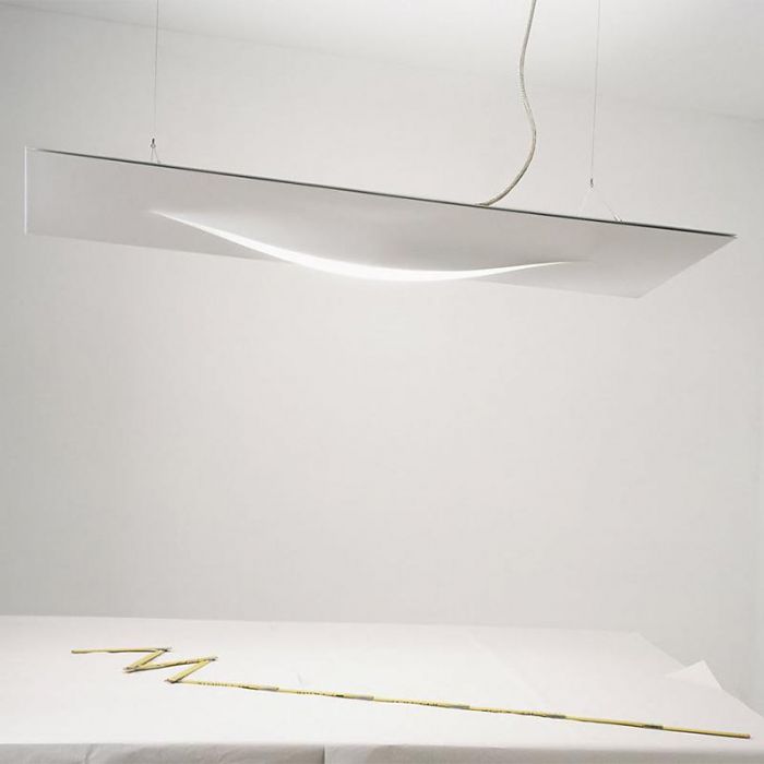 modtage indhold kvalitet Ingo Maurer Schlitz LED Pendant Lighting white