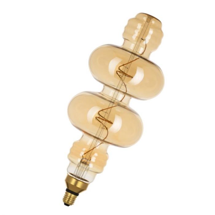 verzekering Onverschilligheid thee Brink V-merk LED Art-Deco 4W 2200K Gold Dimm LED Lamp gold/brass