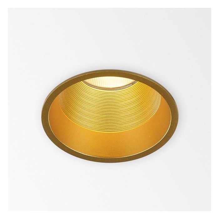 Delta Light Deep Ringo Ribs 9-Soft Downlight gold/brass