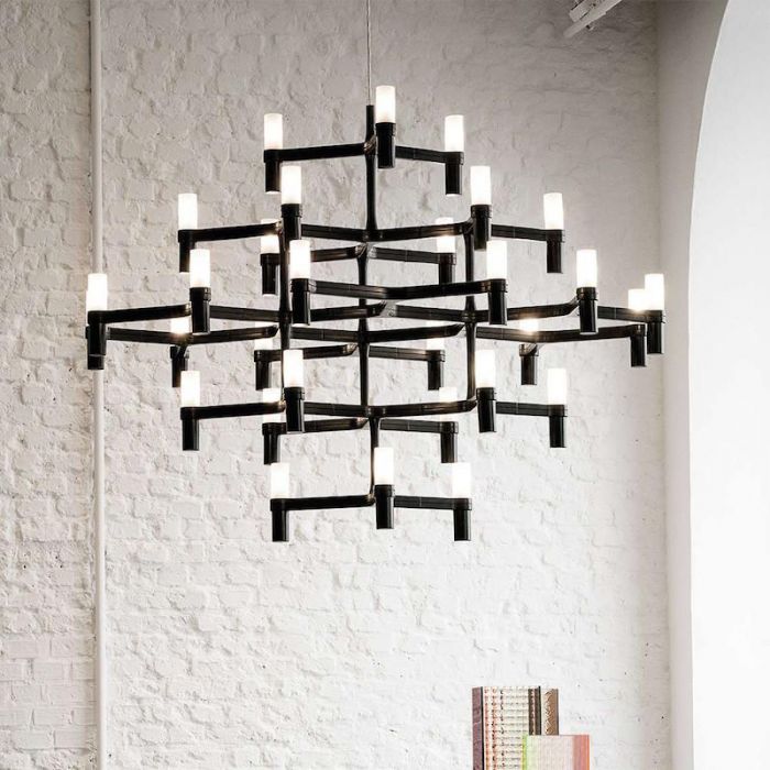 endnu engang Hammer Ride Nemo Lighting Crown Summa Pendant Lighting black