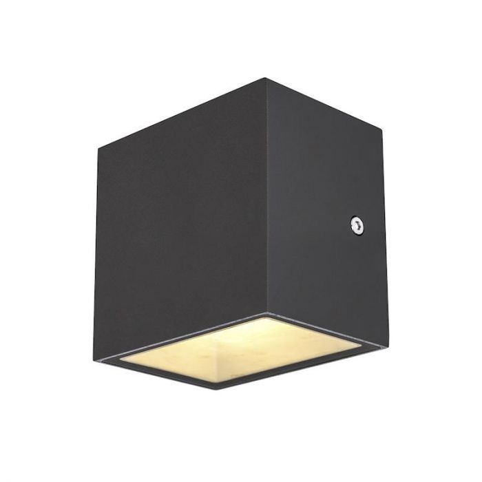 SLV by Output Sitra Cube LED Outdoor Lighting anthracite