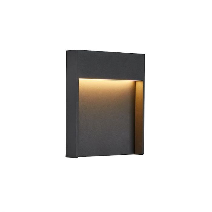 SLV by Output Flatt Outdoor Wall Lighting anthracite