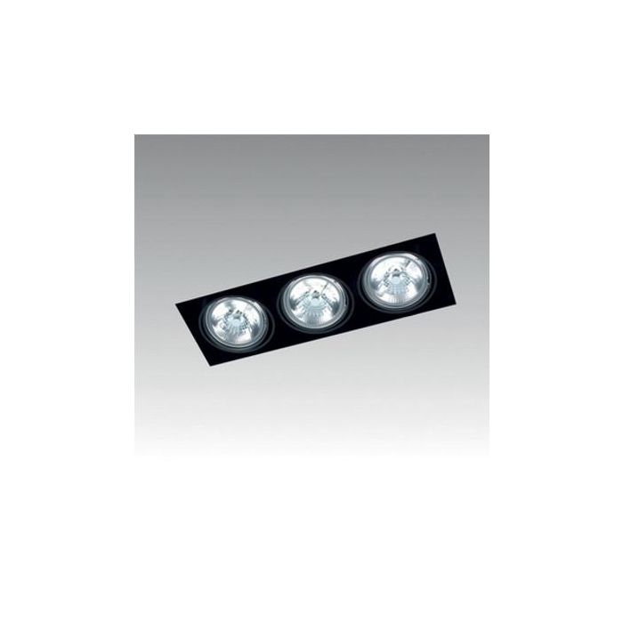 Orbit No frame Triple Spotlight black