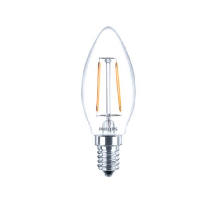 Philips (lichtbronnen) Classic LED candle ND 2-25W B35 E14 827 CL LED Lamp  white