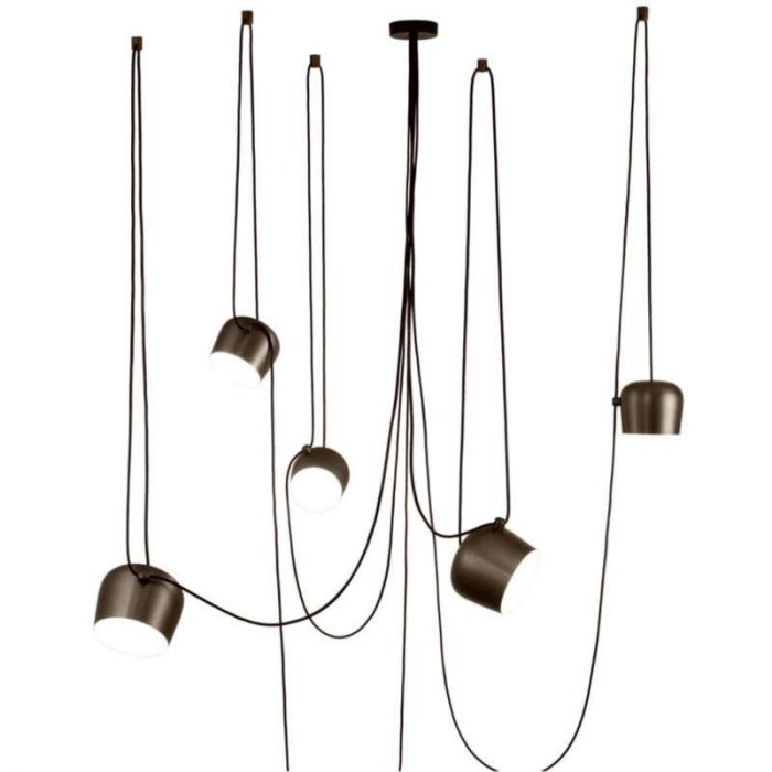 Tøj tapet Landskab Flos Aim Small 5 Pendant Lighting black