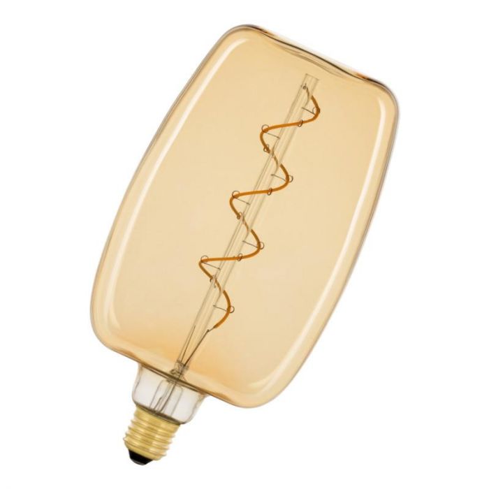 kolf Graag gedaan Alexander Graham Bell Brink V-merk LED Bourbon E27 4W 2200K Gold Dimm LED Lamp gold/brass