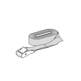 2 stuks PORU verlichtingsklem met grondpen voor buiten, roestvrij staal, rond, 38,5 cm, stopcontact