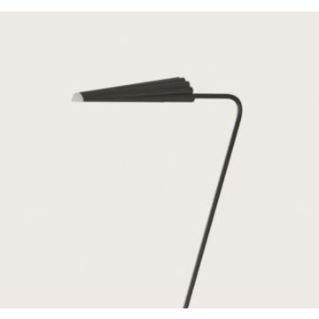 Aromas Bion Textured matt black, black marble , black shade G9 LED 5W 2 Vloerlamp zwart-1