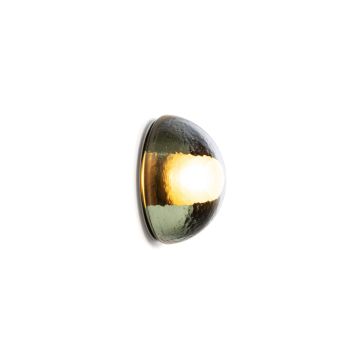 Bocci 14s/sp Grey, small backplate, led 230v Wandlamp donkergrijs-1