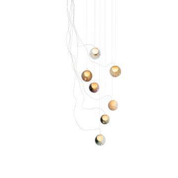 Bocci 28.7 Sculptural Light toned Hanglamp beige-1