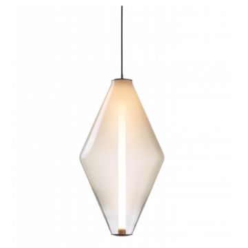 Bomma Bomma Buoy Double Cone White Silver 	1x LED module 20W 2700K 214 Hanglamp wit-1