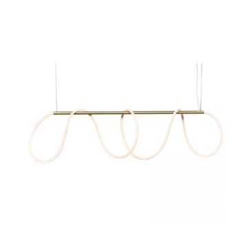 Brink V-merk 19254 PENDANT LIGHT LED 28W GOLD MAT FOR INDOOR SPACES LED 28W 3 Wandlamp goud/messing-1