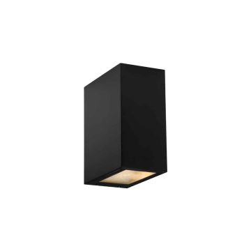 Brink V-merk Block 6UD 2x5W 420lm 827 500mA GI PC Dim 20dgr IP65 Black Wand Tuinverlichting  zwart-1