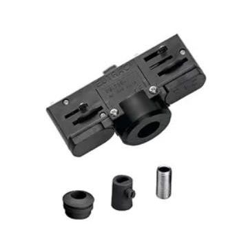 Brink V-merk Eutrac adaptor met nippel M10x1 en trekontlasting voor 3f spanni Onbekend zwart-1
