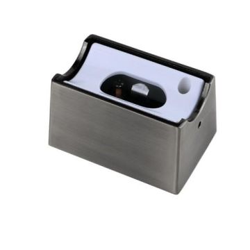 Brink V-merk Lamp holder S14s metal housing brushed chrome set of 2 pieces Technische Accessoires chrome-1