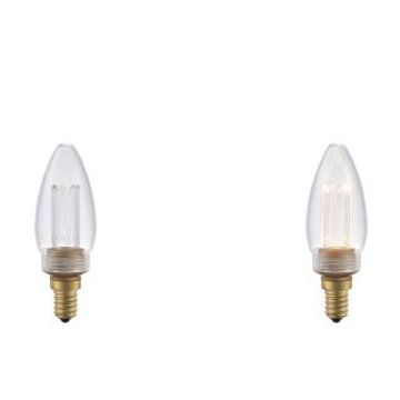 Brink V-merk LED E14 Vintage Candle 2.5W Clear Dim LED Lamp transparant-1