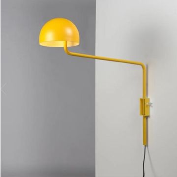 Brink V-merk Officer Long Arm Yellow RAL 1006/wit Wandlamp geel-1