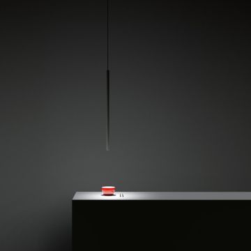 Davide Groppi Miss 1 Matt Black - 2700K - PUSH Hanglamp zwart-1