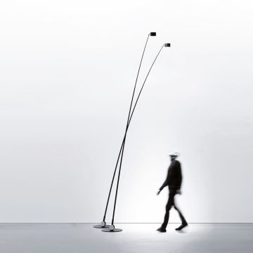 Davide Groppi Sampei 230 2700 Black Vloerlamp zwart-1