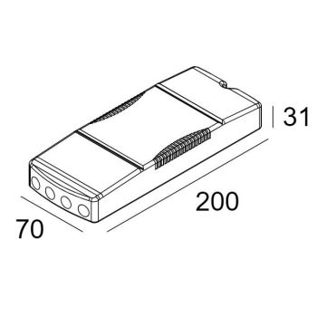 Delta Light INFORM POWER SUPPLY 25W DIM5 Trafo's  ballast wit-1
