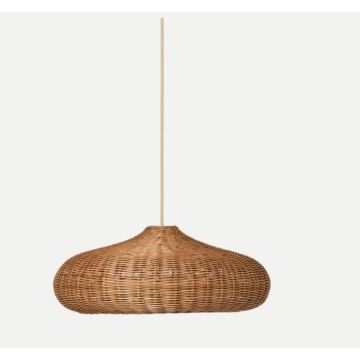 Ferm Living Braided Lampshade - Disc Technische Accessoires lichtbruin-1