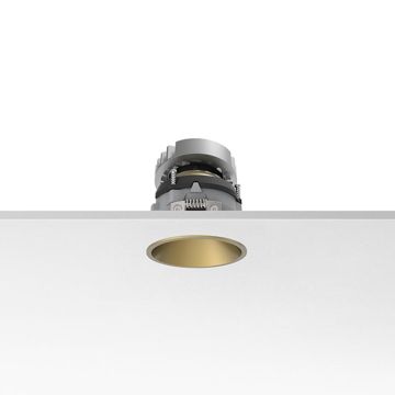 Flos Architectural EASY KAP 80 ADJ. RND LED ARRAY FL 27K C9 Spot goud/messing-1
