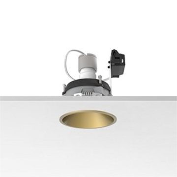 Flos Architectural EASY KAP 80 ADJ. RND PAR 16 GZ10 Max 8W Spot goud/messing-1