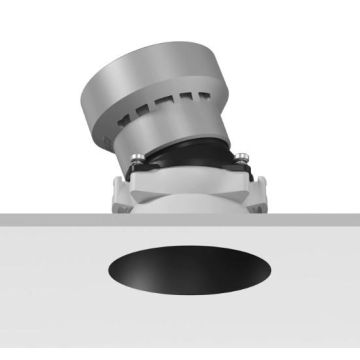Flos KAP 50 ADJ RND SP LED ARRAY 27K C90 BLAC Spot zwart-1