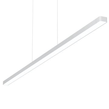 Flos SUPERLINE DOWN GREY TOP LED 3K C90 39W Hanglamp lichtgrijs-1