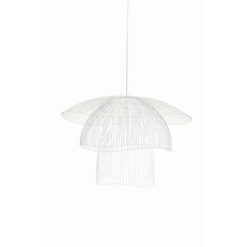 Forestier Pendant Lamp PAPILLON L White Hanglamp wit-1