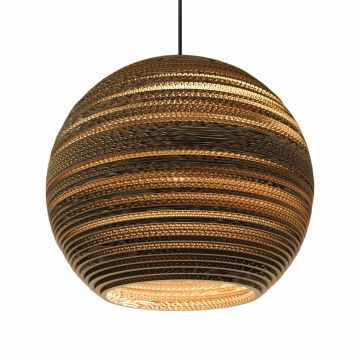 Graypants Scraplights Moon18 Pendant Natural Hanglamp bruin-1