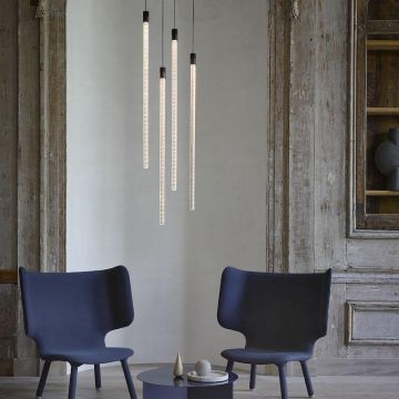 Hollands Licht Vapour Vertical 3m black Hanglamp zwart-1