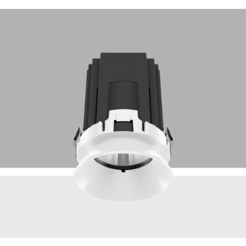 iGuzzini Laser Fixed round recessed luminaire - Minimal - wide flood - Su Downlighters wit-1