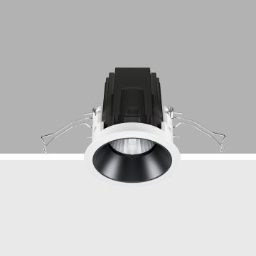 iGuzzini Laser Fixed round recessed luminaire  wide flood 10W 1041.3lm Downlighters zwart-1