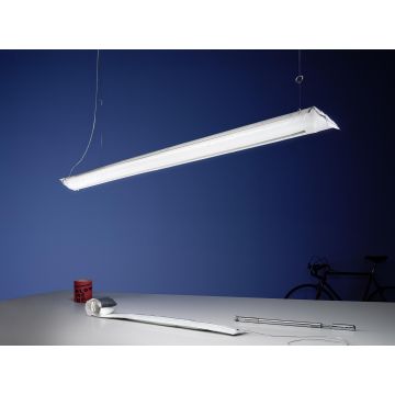 Ingo Maurer Blow Me Up 180 cm silver + plug-in power supply UC Wandlamp zilver-1
