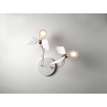 Ingo Maurer Lucellino Doppio 230 V/ 12 V 2000-2700 K Wandlamp wit-1