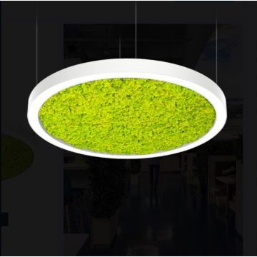 Intra-lighting Acousto Round SDI DPR 3900+4000 lm 93w 930 D1350mm moss Plafondlamp groen-1