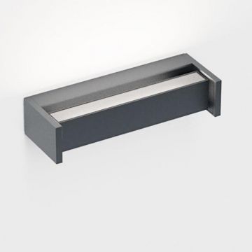 IP44.de Slat one deep black 2700K Wand Tuinverlichting  zwart-1