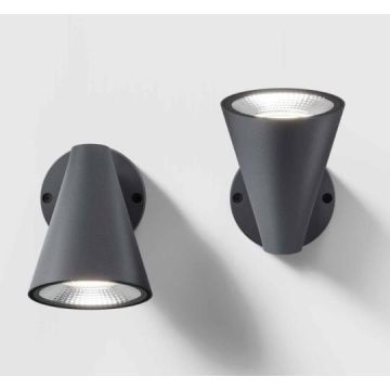 IP44.de Stic 8 W/559 lm Cool brown Wandlamp bruin-1