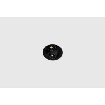 Kreon ato in-line 80 twin, black 12W, 2700K, CRI 90, 30°,650lm IP20 Downlighters zwart-1