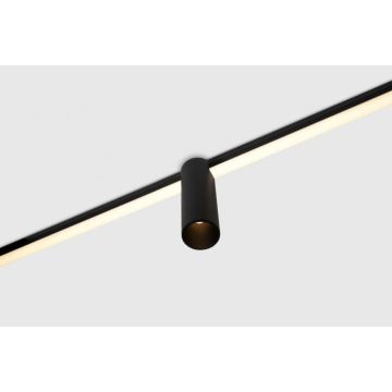 Kreon holon 40 on-kagi fixed, level 1, black Plafondlamp zwart-1
