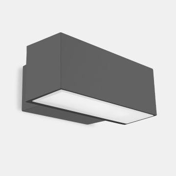 LEDS-C4 Afrodita IP 66 EM 1hr 19W 4000K Urban grey 1837lm Wandlamp donkergrijs-1