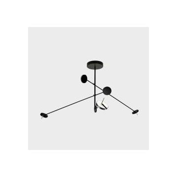 LEDS-C4 Pendant Invisible Triplex Hanglamp zwart-1
