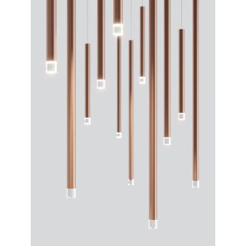 Lodes A-Tube Nano medium Terra 2700K Hanglamp rood-1